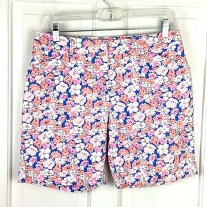Talbots Floral Cotton Shorts New